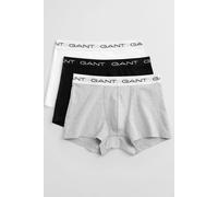 GANT Slim Fit Unterhose grau/schwarz/weiss, Einfarbig