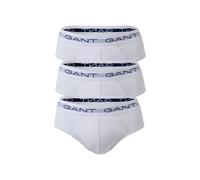 Slip GANT "Slip BRIEF 3-PACK 3er Pack", Herren, Gr. XL, weiß, Obermaterial: 95% Baumwolle CO. 5% Elasthan EL., Unterhosen Slip (73264819-XL) weiß