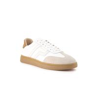 Sneaker GANT "Cuzmo", Damen, Gr. 45, weiß, Leder, Veloursleder, colorblocking, Schuhe Sneaker, Retro Sneaker, Schnürschuh mit Lederinnensohle (49689105-45) weiß