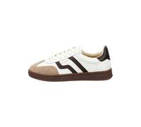 Sneaker GANT "Gant Sneaker Leder", Damen, Gr. 39, weiß, braun, Leder, Schuhe Sneaker (77132661-39) weiß, braun