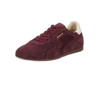 GANT Sneaker aus echtem Leder Modell 'Sperly' in Bordeaux, Größe 42