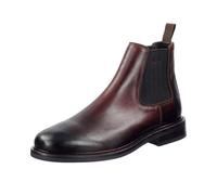 Chelseaboots GANT "St. Fairkon", Herren, Gr. 43, braun (dunkelbraun), Leder, Schuhe, mit modischem Finish (25817669-43) dunkelbraun