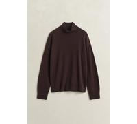 GANT - Stehkragenpullover aus feiner Lambswool deep brown - Gr. - XL