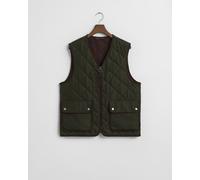 GANT Herren Steppweste (L) DARK MOSS Grün