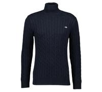 Rollkragenpullover mit Label-Stitching XXL men Marine