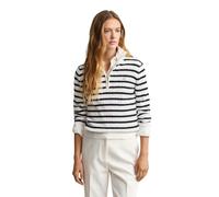 GANT - Gestreifter Zopfstrick Troyer eggshell - Gr. - L