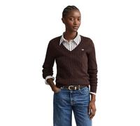 GANT Stretch Cotton Cable V-Neck