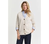 Gant Strickjacke aus Wolle mit Cashmere-Anteil Damen melange, XS