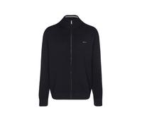 GANT Herren Cotton Pique Zip Cardigan Strickjacke, Evening Blue, XXL EU