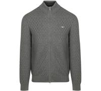 Gant Strickjacke Textur Grau - Größe L Grau L
