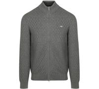 Gant Strickjacke Textur Grau - Größe XL Grau XL