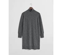 GANT Damen Strickkleid aus superfeiner Lambswool (M) CHARCOAL MELANGE