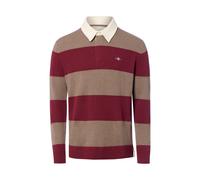 Gant Strickpoloshirt aus Lammwolle Herren Wolle mehrfarbig, M