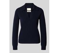 GANT Damen Superfine Lambswool Rugger (XS) Blau