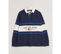 GANT Striped Rugger Evening Blue Mehrfarbig S
