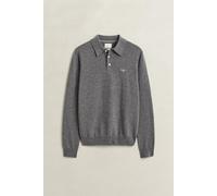 GANT - Superfine Lambswool Polopullover CHARCOAL MELANGE - Gr. - XL