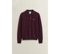 GANT Herren Superfine Lambswool Polopullover (XL) DARKENED WINE