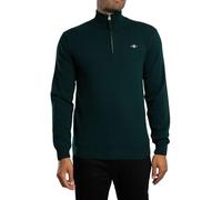 Gant Superfine Lambswool Halbzippullover L Tartan Green