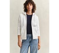 GANT Damen Tonal Shield Sweatjacke (M) EGGSHELL