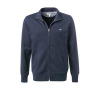 Gant Sweatjacke Herren Regular Fit Baumwolle blau, M