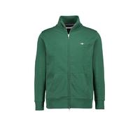 Gant Sweatjacke Herren Regular Fit Baumwolle grün, M