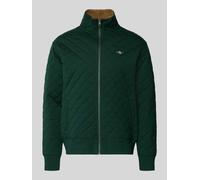 GANT Herren Gesteppte Sweatjacke mit Reißverschluss und Cord-Kragen (S)