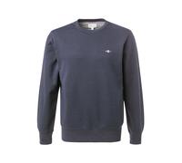 GANT Regular Fit Sweatshirt Rundhalsnavy, Einfarbig