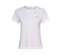 GANT Damen REG Shield SS Logo T-Shirt, White, L