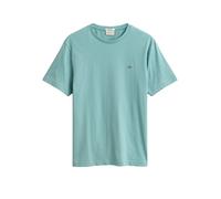 GANT Shield Regular Fit T-Shirt Rundhals Muted Turquoise, Einfarbig