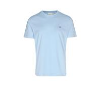 Gant Herren REG Shield SS Logo T-Shirt, Capri Blue, S