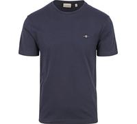 GANT Herren Normales Schild-T-Shirt, Dusty Navy