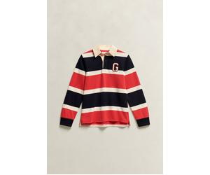 GANT Teen Boys Collegiate Ls Rugby Polo Shirt Evening Blue Größe: 170 | Hemden Outlet | kids | Blau