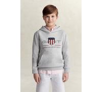 GANT Teenager Archive Shield Hoodie (134/140) Grau MELANGE