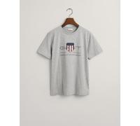 GANT Teenager Archive Shield T-Shirt (158/164) Grau MELANGE