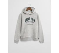 GANT Teenager Graphic Hoodie (134/140) LIGHT Grau MELANGE