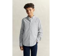 GANT Teenager Teen Boys Shield Oxford-Hemd mit Streifen (170) EVENING Blau