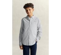 GANT Teenager Teen Boys Shield Oxford-Hemd mit Streifen (176) EVENING Blau