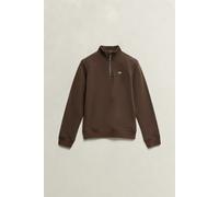 GANT Teenager Teen Boys Shield Sweatshirt mit Reißverschlusskragen (158) SHADOW Braun
