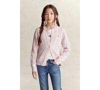 GANT Teenager Teen Girls Strickjacke mit Zopfmuster (146) LIGHT Rosa