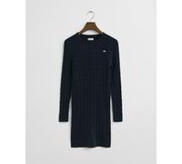 GANT Teenager Teen Girls Zopfstrick Kleid aus Stretch-Baumwolle (170) EVENING Blau