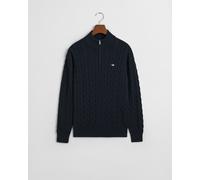 GANT Teenager Zopfstrick Troyer aus Baumwolle (134/140) EVENING Blau