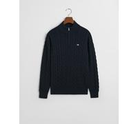 GANT Teenager Zopfstrick Troyer aus Baumwolle (146/152) EVENING Blau