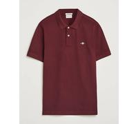 GANT The Original Polo Bordeaux Melange Rot S