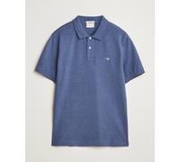 GANT The Original Polo Dark Jeans Melange Blau XXL