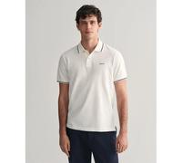 GANT Poloshirt Tipped Piqué Kurzarm Herren Weiß 4XL