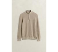 GANT - Troyer aus strukturierter Baumwolle oat melange - Gr. - M