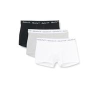 Gant Boxershorts Trunk schwarz grau weiß (3er Pack) - S