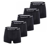 Trunk GANT "TRUNK 5-PACK", Herren, Gr. M, schwarz, Jersey, Obermaterial: 95% Baumwolle, 5% Elasthan, figurbetont, Unterhosen, Mit elastischem Bund (70902441-M) schwarz