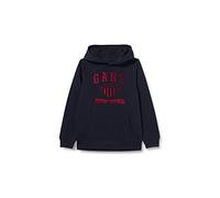 GANT Unisex Kinder D2. New Haven Banner Hoodie Kapuzenpullover, Evening Blue, 170