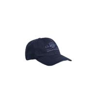 GANT Unisex Tonal Shield Cap Baseballkappe, Evening Blue, S/M